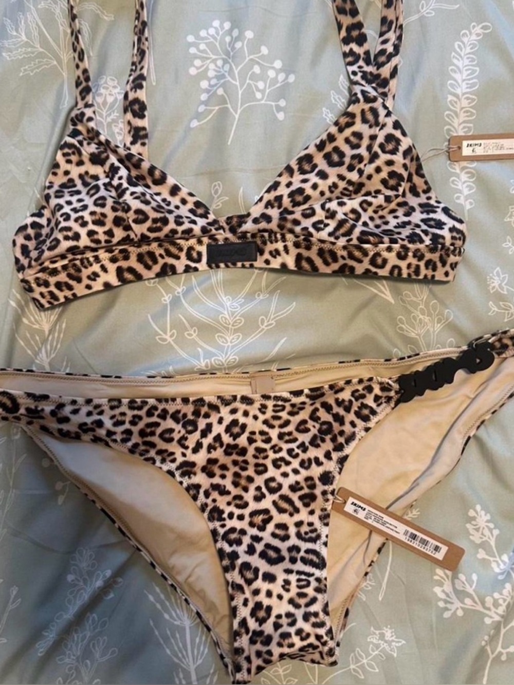 SKIMS Leopard Print Bikini Set